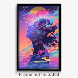 Movie Art Poster - Humble Remains (Psychedelic Trippy Retro Cartoon Film Print)