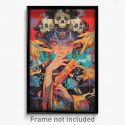 Art Poster - Dreary Mind (Psychedelic Trippy Weird 11x17 Cartoon Print)
