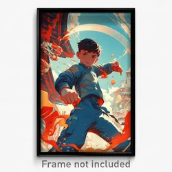 Movie Art Poster - Boy Feeling Discombobulated, Delightful Chinese Clothes