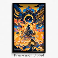 Greek Movie Poster - Well Made Badland (Greece Psychedelic Art Retro Film Print)