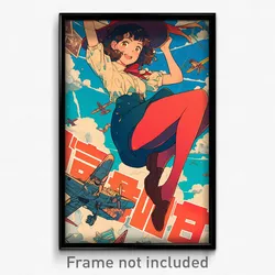 Chinese Movie Poster - Girl Feeling Joy, Posh Gradient Legwear (China Art Print)