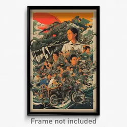 Indonesian Movie Poster - Enormous Route (Indonesia Retro Film Art Print)