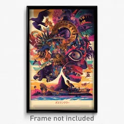 Mexican Movie Poster - Multicolored Quay (Mexico Retro Film Art Print)