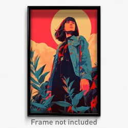 Icelandic Movie Poster - Girl Feeling Kind, Spectacular Alt Clothes (Art Print)