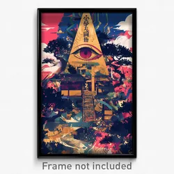 Chinese Movie Poster - Tall Hovel (China Psychedelic Art Retro Film Print)