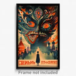 Russian Movie Poster - Attractive Fen (Russia Psychedelic Art Retro Film Print)