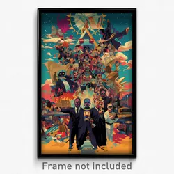 Mexican Movie Poster - Unusual Country (Mexico Psychedelic Art Retro Film Print)