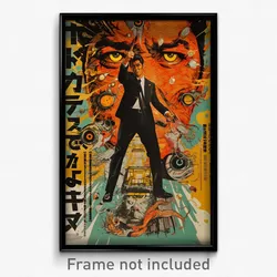 Japanese Movie Poster - Starry Spike (Japan Psychedelic Art Retro Film Print)