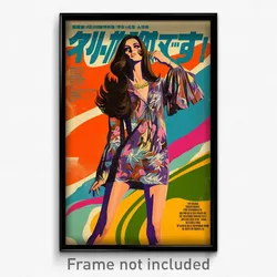 Brazilian Movie Poster - Woman Feeling Optimistic, Gray Mismatched Legwear