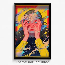 Icelandic Movie Poster - Woman Feeling Resentment. Impossible Shirt