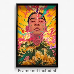 Thai Movie Poster - Boy Feeling Vicious, Golden Wedding Dress (Art Print)