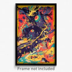 Spanish Movie Poster - Upbeat Shipwreck (Spain Psychedelic Art Retro Film Print)
