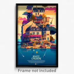 French Movie Poster - Secret 50'S Diner (France Retro Film Art Print)