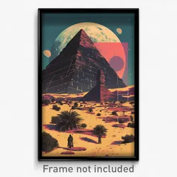 German Movie Poster - Bumpy Dome (Germany Psychedelic Art Retro Film Print)
