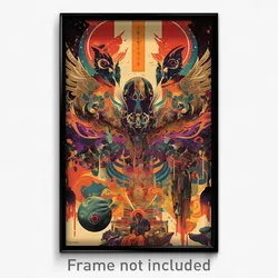 Mexican Movie Poster - Terrific Vicarge (Mexico Retro Film Art Print)