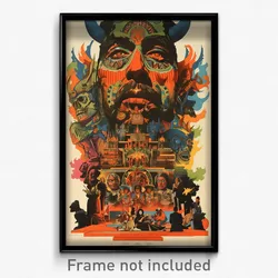 Mexican Movie Poster - Great Hotel (Mexico Psychedelic Art Retro Film Print)