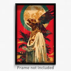 Brazilian Movie Poster - Stupendous Statue (Brazil Retro Film Art Print)