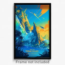 French Movie Poster - Clean Glacier (France Psychedelic Art Retro Film Print)