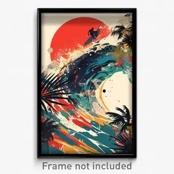 Hebrew Movie Poster - Sentimental Beach (Israel Retro Film Art Print)