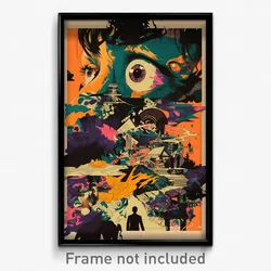German Movie Poster - Tiny Lamp (Germany Psychedelic Art Retro Film Print)