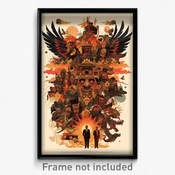 Mexican Movie Poster - Great Dock (Mexico Psychedelic Art Retro Film Print)