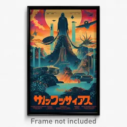 Icelandic Movie Poster - Hidden Los Angeles (Iceland Retro Film Art Print)