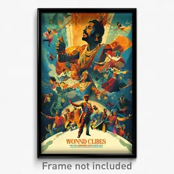 Bollywood Movie Poster - Wonderful Circus (India Retro Hindi Film Art Print)