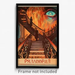 Russian Movie Poster - Grimy Balustrade (Russia Retro Film Art Print)