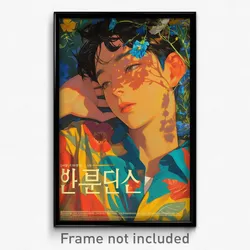 Korean Movie Poster - Boy Feeling Contentment, Fabulous Blue Scrunchie (Print)
