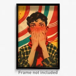 Spanish Movie Poster - Boy Feeling Offended, Worn Red Neckerchief (Art Print)