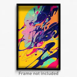 Art Poster - Smooth Waste (Psychedelic Trippy Weird 11x17 Print)