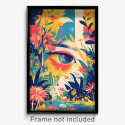 Spanish Movie Poster - Remote Garden (Spain Psychedelic Art Retro Film Print)
