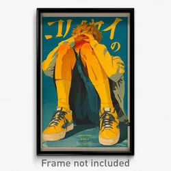 Icelandic Movie Poster - Boy Feeling Despair, Lively Yellow Socks (Art Print)