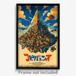 Hebrew Movie Poster - Triangular Shantytown (Israel Retro Film Art Print)