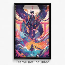 Chinese Movie Poster - Menacing Channel (China Psychedelic Art Retro Film Print)