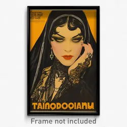 Brazilian Movie Poster - Woman Feeling Self Respecting, Velvety Vampire Costume