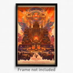 Russian Movie Poster - Polished Lancet (Russia Psychedelic Art Retro Film Print)