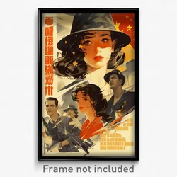 Vietnamese Movie Poster - Man Feeling Hospitable, Striking Clothes Lift (Print)