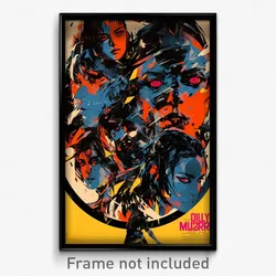 Thai Movie Poster - Deadly Circle (Thailand Psychedelic Art Retro Film Print)