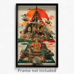 Indonesian Movie Poster - Virtual Tepee (Indonesia Retro Film Art Print)