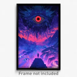 Movie Art Poster - Secret Glacier (Psychedelic Trippy Retro Cartoon Film Print)
