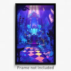 Art Poster - Sparkling Throne Room (Psychedelic Trippy Weird 11x17 Print)