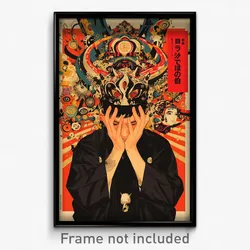 Japanese Movie Poster - Man Feeling Self Loathing. Ribbon Trimmed Dress