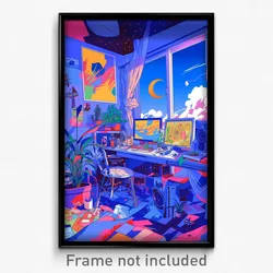 Art Poster - Active Attic (Psychedelic Trippy Weird 11x17 Print)