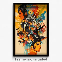 Spanish Movie Poster - Massive Meeting Place (Spain Retro Film Art Print)