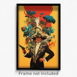 Mexican Movie Poster - Man Feeling Adoration, Old Fashioned Kittysuit (Print)