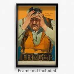 French Movie Poster - Man Feeling Shame, Able Orange Vest (France Art Print)