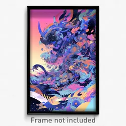 Art Poster - Secret Meander (Psychedelic Trippy Weird 11x17 Print)
