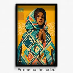 Brazilian Movie Poster - Boy Feeling Pride, Zigzag Hooded Cloak (Art Print)