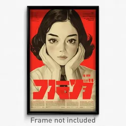 Thai Movie Poster - Girl Feeling Caring, Colorless Buckle (Thailand Art Print)